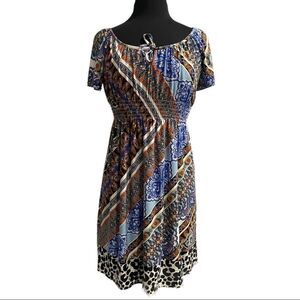 𝅺muse by Boston Proper Smocked Peasant Dress Sz 6